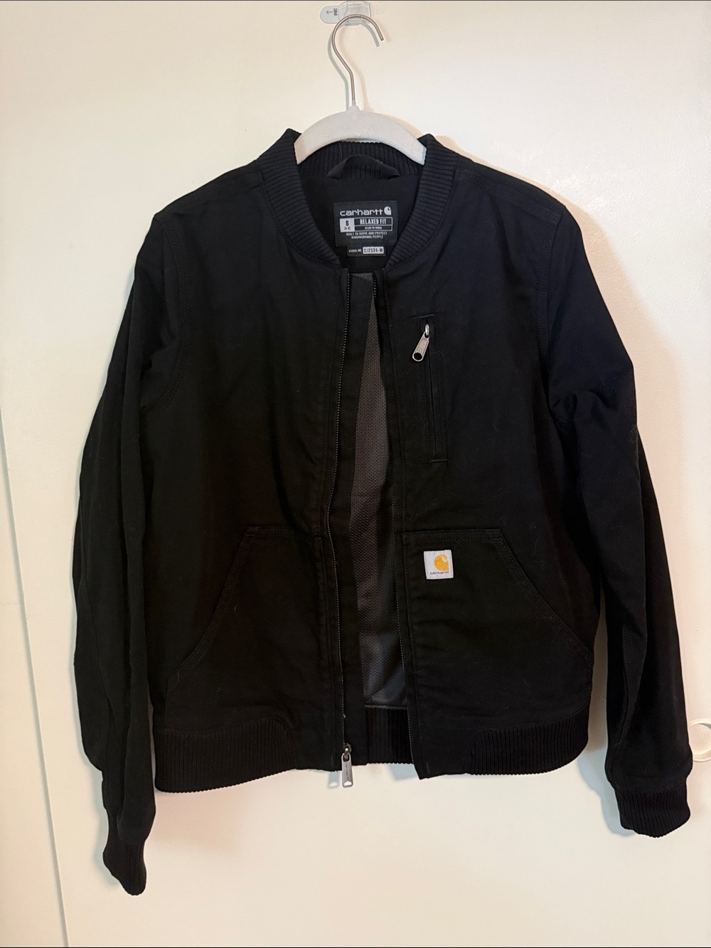 Carhartt Black Relaxed Fit Rugged Flex Jacket